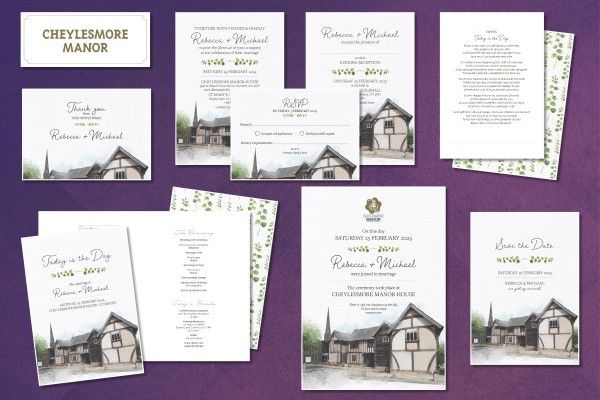 Cheylesmore Manor stationery theme