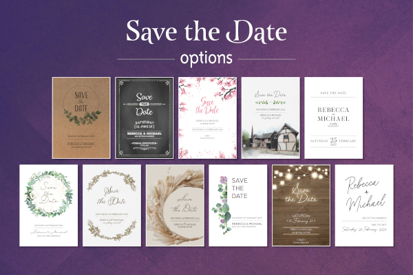 Save the Date options